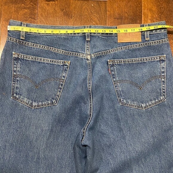 Levi's 550 Relaxed Fit Vintage Custom Flare Leg Denim Jeans Y2K Men's 44 - Picture 6 of 10